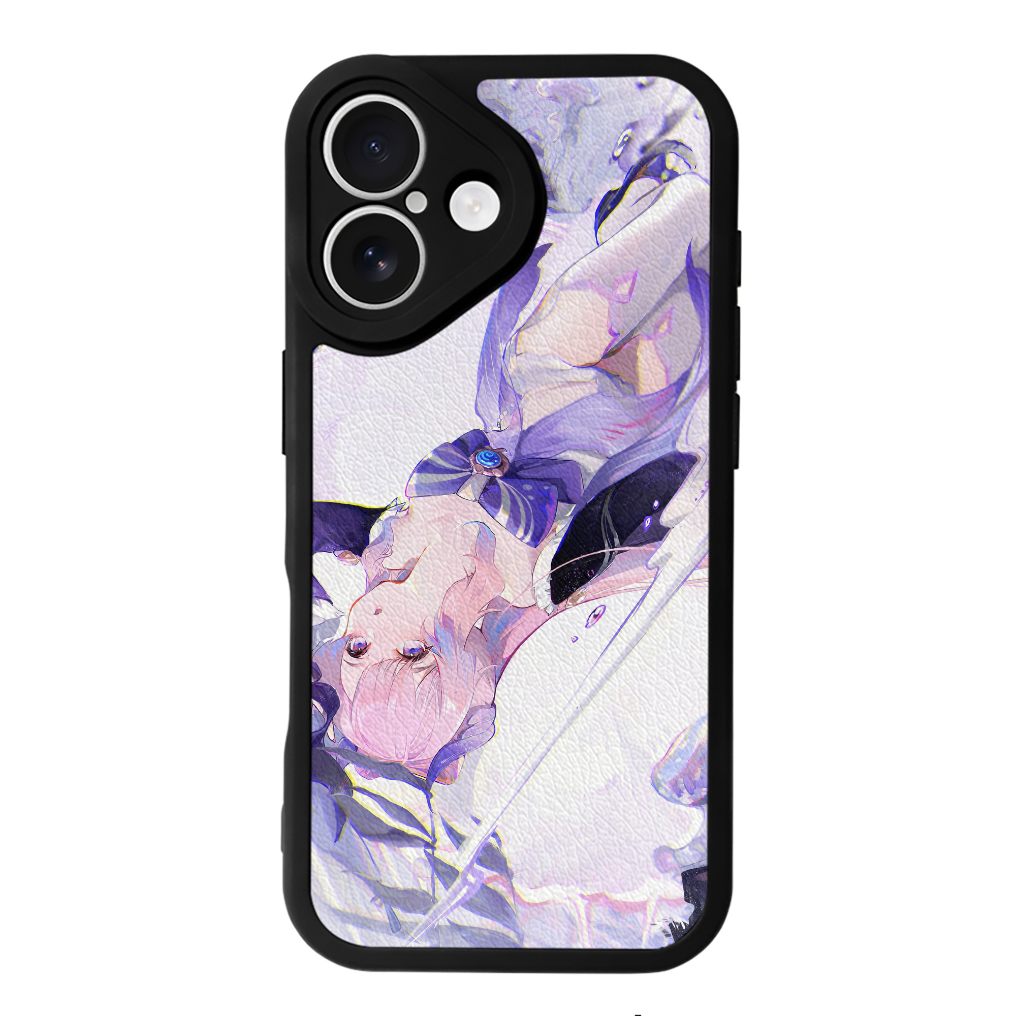 げんし神 genshin 【iPhone 16シリーズ対応】シリコンスマホケース（レザー調） 材質：シリコン